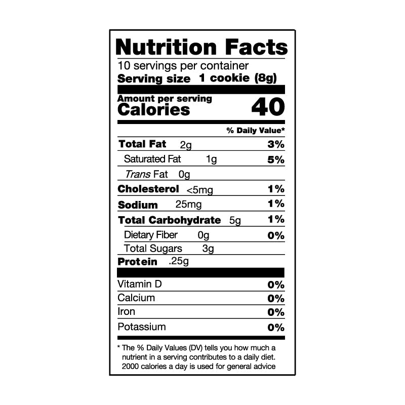 Nutrition facts